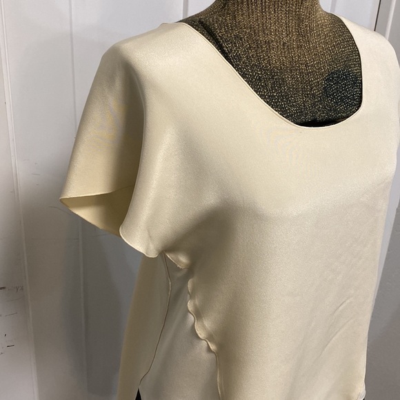 DEREK LAM SETA SILK BLOUSE 6 - Picture 3 of 16